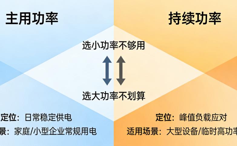 别被 “备用功率” 误导：主用功率、持续功率如何选错就亏大？